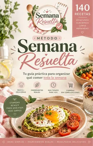 Portada real de 140 Recetas de Semana Resuelta