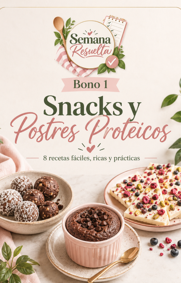 Bono Snacks y Postres Proteicos
